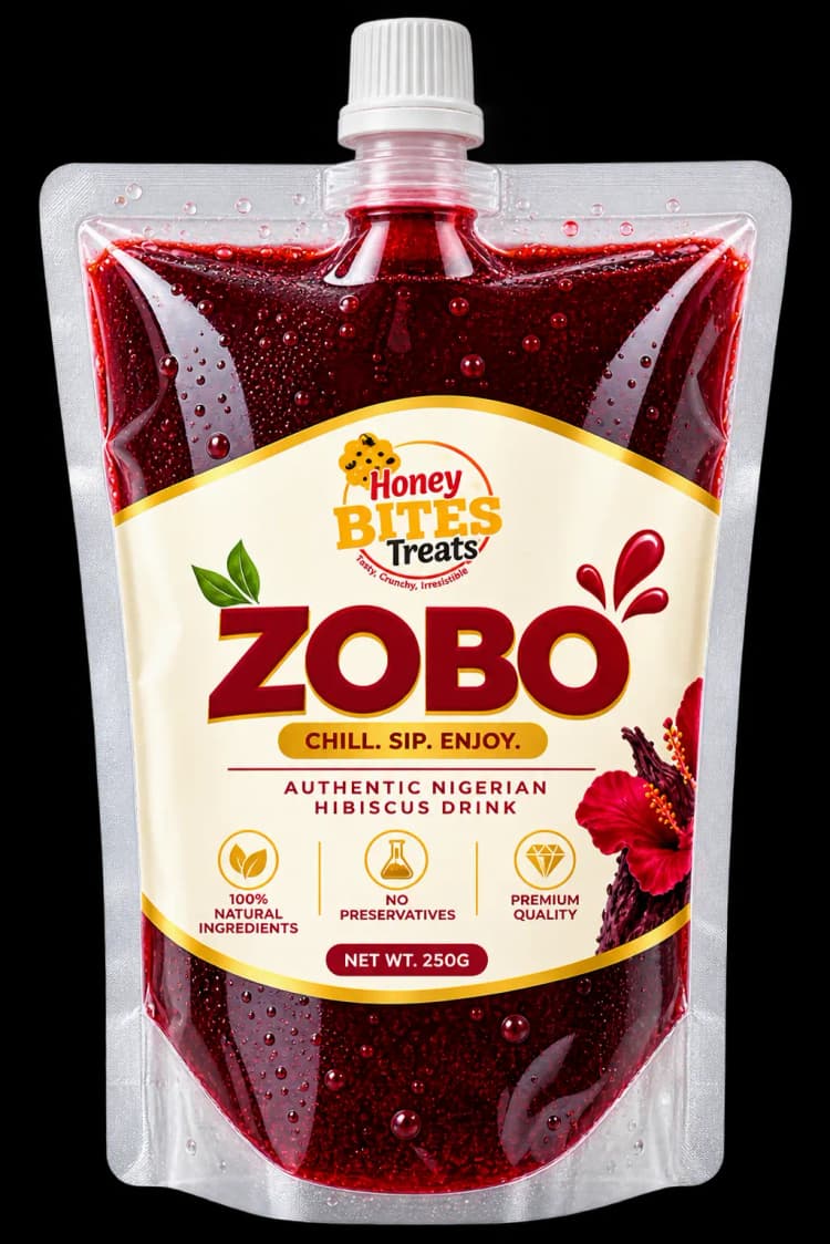 Honey Bites Treats Zobo - Pouch